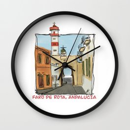 Faro de Rota, Andalucia Wall Clock