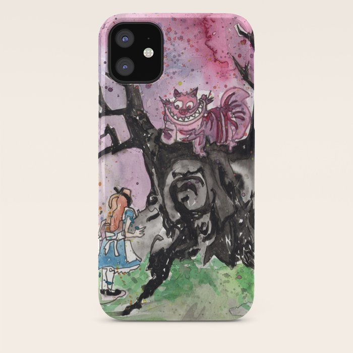 Alice The Cheshire Cat Iphone Case By Femmetomorrow Society6