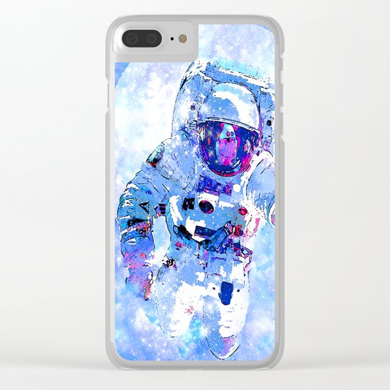 ASTRONAUT Clear iPhone Case
