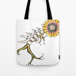 grow a spine Tote Bag