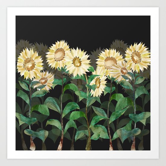 Sunflower Field Art Print