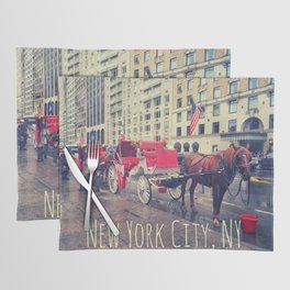 NYC Horse Carriage  Placemat