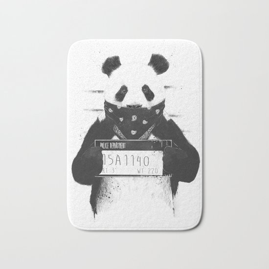 Bad panda Bath Mat