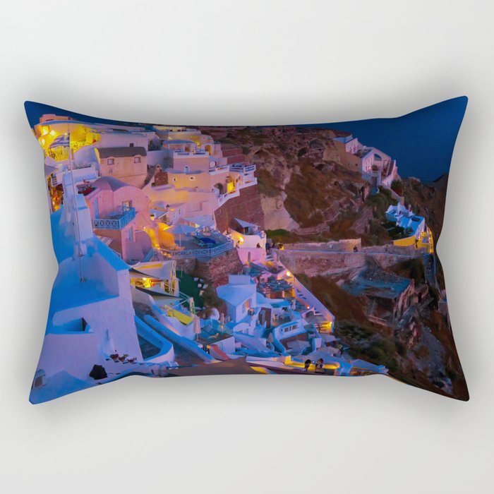 Santorini. Rectangular Pillow