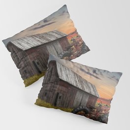 Abandoned Farmall Tractor and Barn Pillow Sham