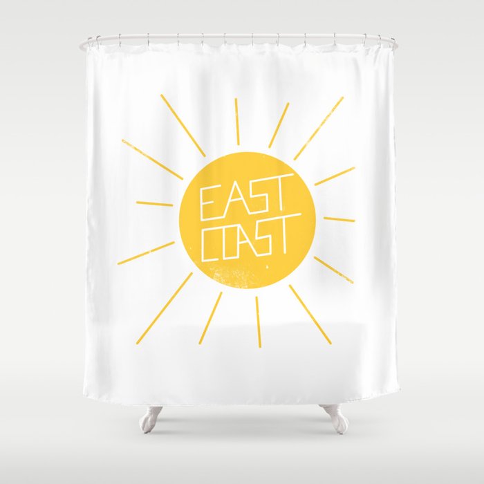 East Coast Sun Shower Curtain