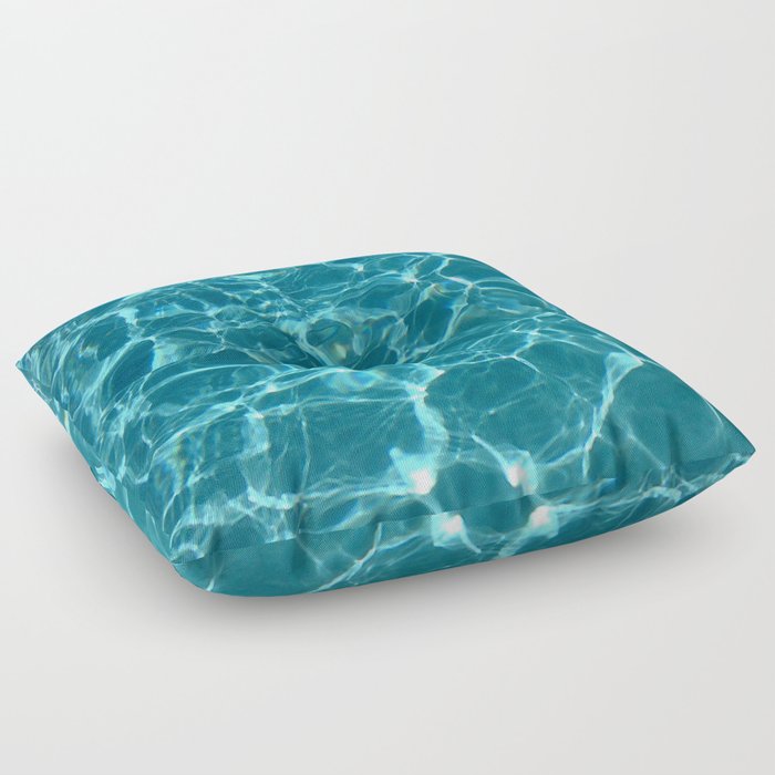 Blue water Floor Pillow