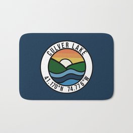 Culver Lake - Navy/Badge Bath Mat