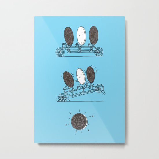 Accidentally Tasty Metal Print