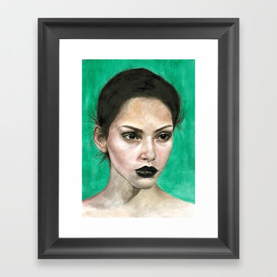 girl Framed Art Print