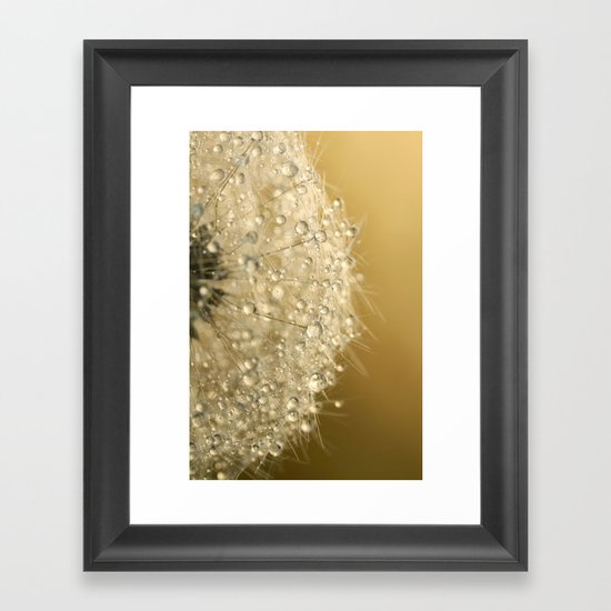 Sun Sparkled Dandy Framed Art Print