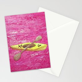 Yellow Kayak Stationery Cards