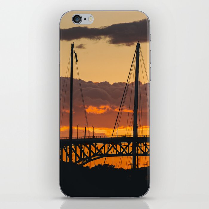 Vancouver Sunset sky textures iPhone Skin