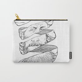 Unwrapped ink Carry-All Pouch | Ink, Drawing, Portrait, Ink Pen, Digital, Man 