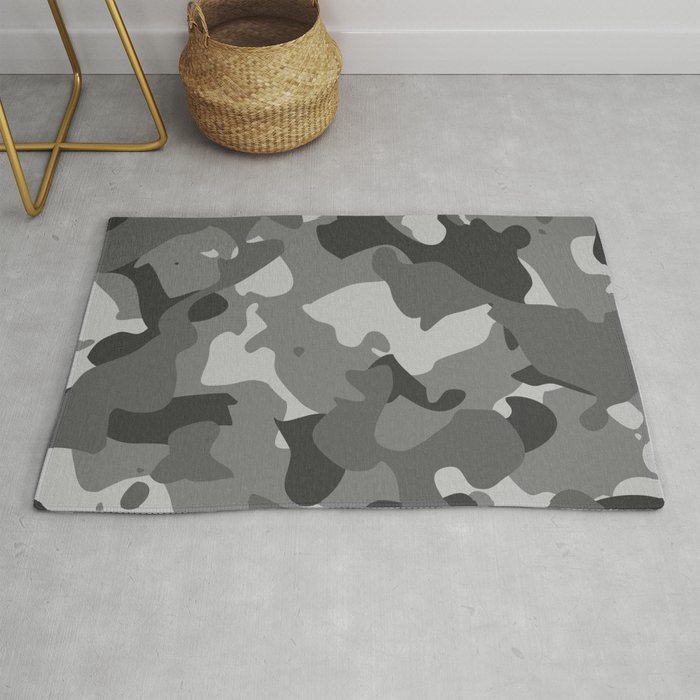 Snow Camo Rug