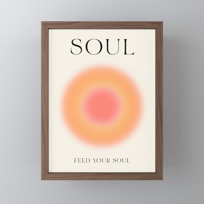 Feed Your Soul Framed Mini Art Print