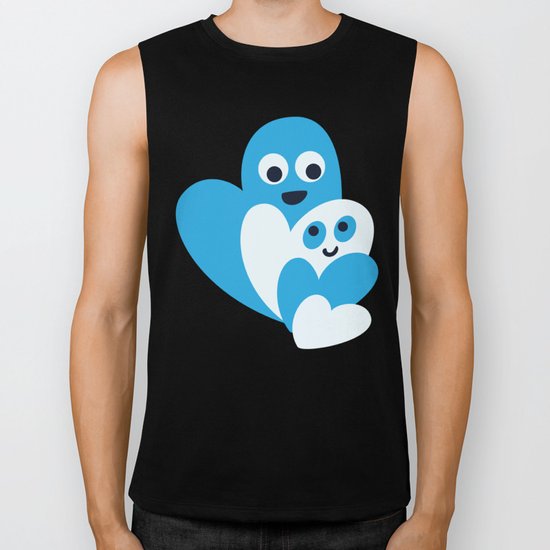 Happy Hearts Family Biker Tank
