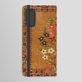 Kashan Vintage Central Persian Mat Print Android Wallet Case