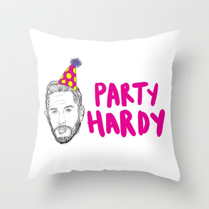 party (tom) hardy Throw Pillow