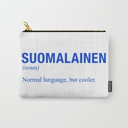 FINNISH Language Carry-All Pouch