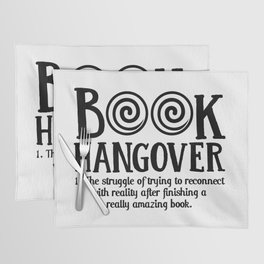 Funny Book Hangover Definition Placemat