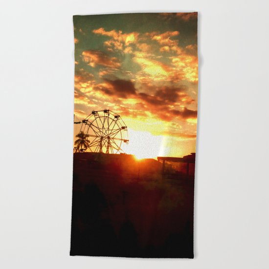 Morning. Beach Towel