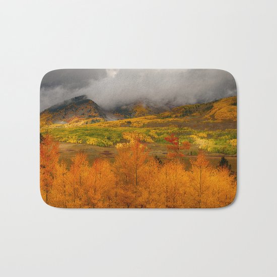 Colorado Fall Colors Bath Mat