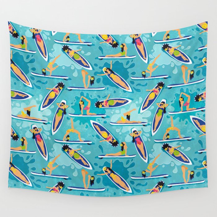 Rainbow Waikiki Reflexions Wall Tapestry