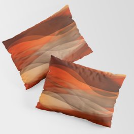 "Sea of sand and caramel waves" Pillow Sham