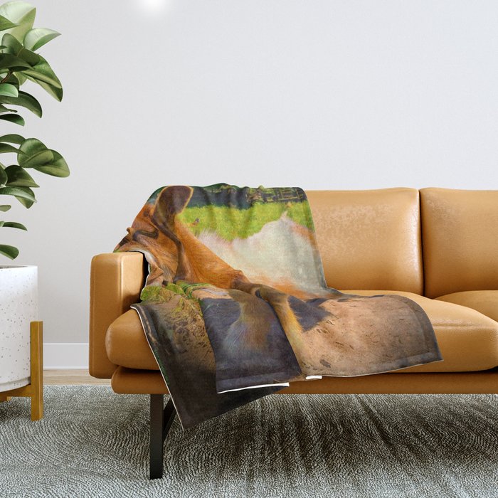 Goat throw 2025 blanket
