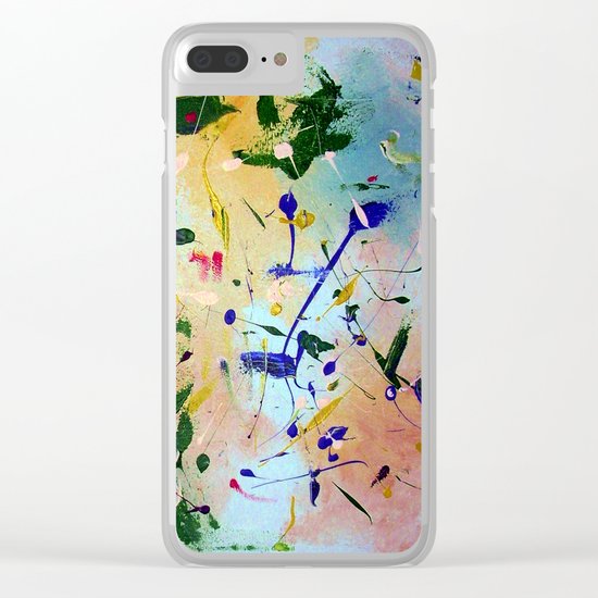 Abstract #1 Clear iPhone Case