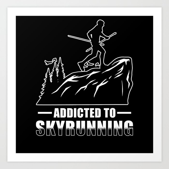 Skyrunning Art Print