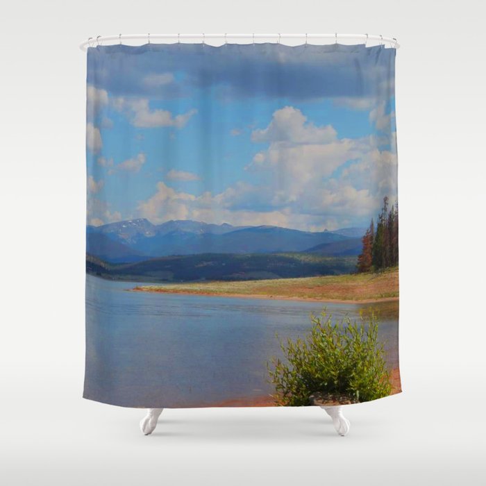Shadow Mountain Lake, Colorado  Shower Curtain