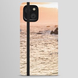 Pink Sunset Over The Pacific on the Sonoma Coast iPhone Wallet Case