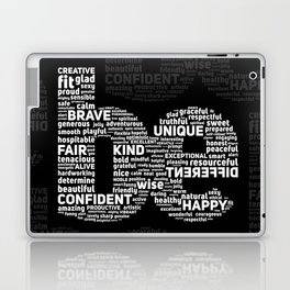 be Motivational Words Typography Quote Laptop Skin