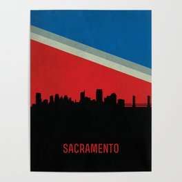 Sacramento Skyline Poster