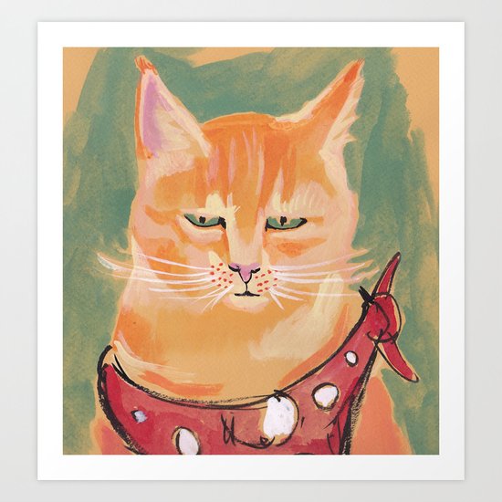 Ginger Art Print