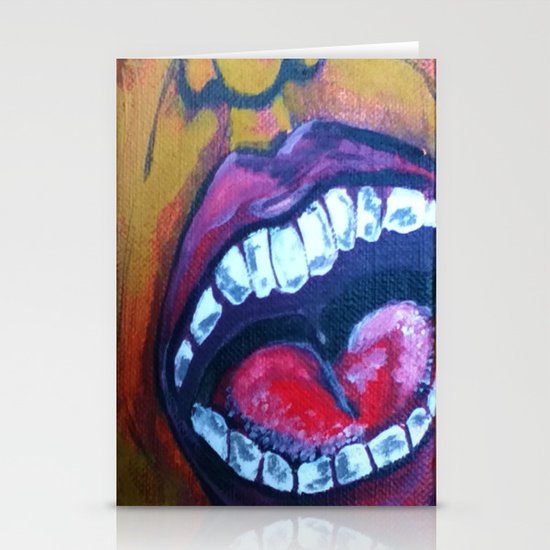 Laughing Mouths. Stationery Cards