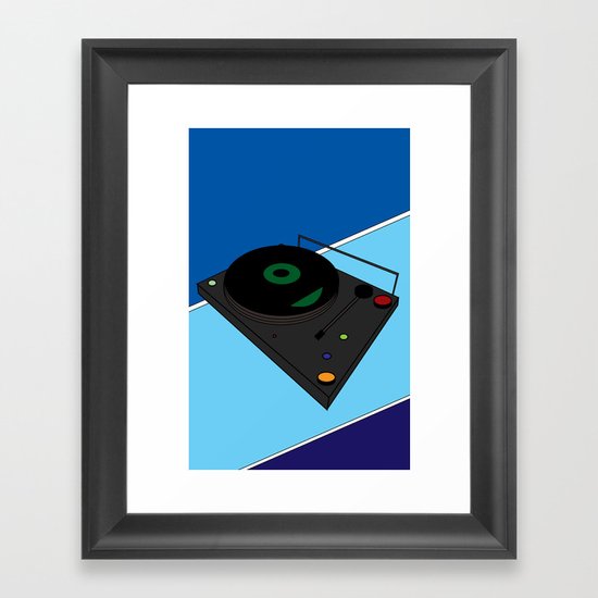 Turn Table Framed Art Print