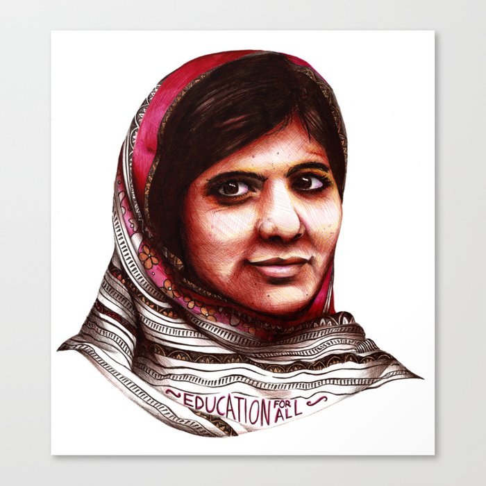 Malala Canvas Print