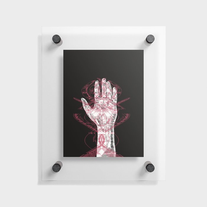 Reaching for Strength: A Study in Resilience Floating Acrylic Print