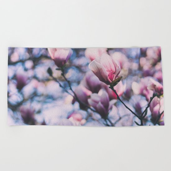 Spring flowers Beach Towel