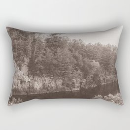Vintage River Views Rectangular Pillow