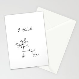 Darwin - Tree of Life - I Think Stationery Cards