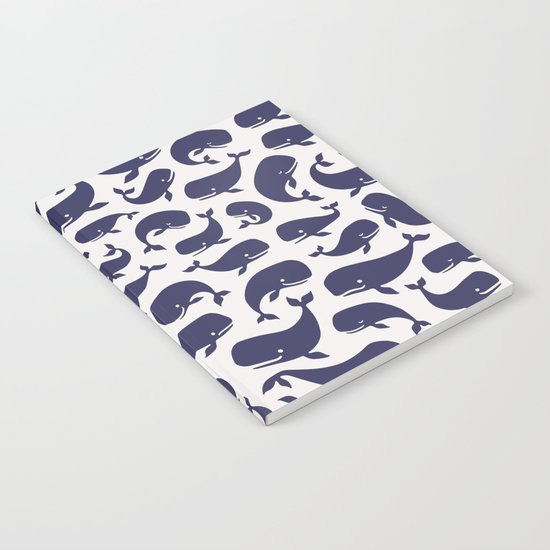 Moby Dick - White Notebook