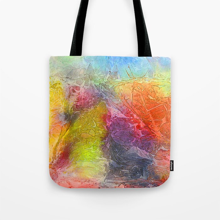 Watercolor multicolored texture, abstract paint stains, crumpled paper ...