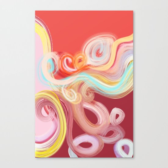 vibrant sea Canvas Print