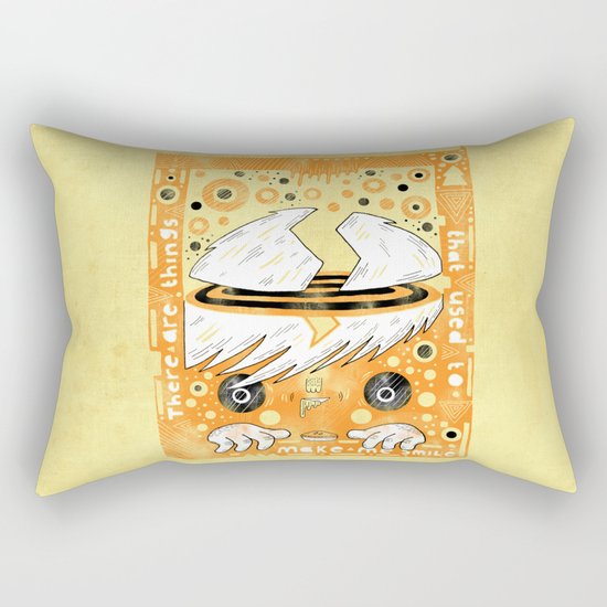 Fat Berts window Rectangular Pillow