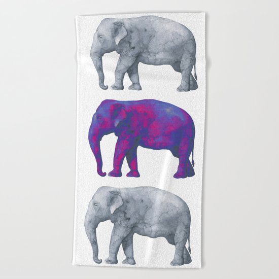 Elephants Beach Towel