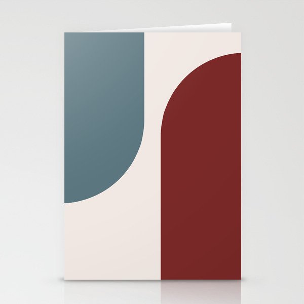 Modern Minimal Arch Abstract LXXVII Stationery Cards